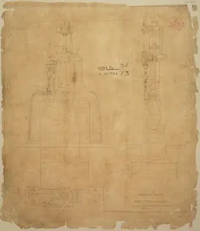 Bridgewater Prints: J Nasmyths patent 1 cwt steam hammer