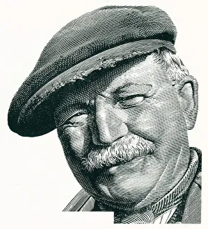 Poulton Prints: J. S. Fry & Sons Advertisement Portrait