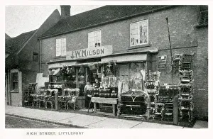 Hardware Prints: J. W. Milsom General Hardware Store, High Street, Littleport