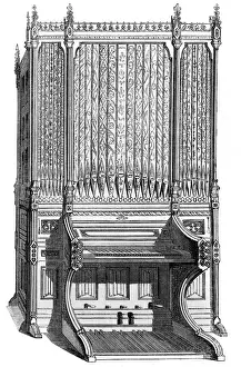 Banks Prints: J. W Walkers Organ at the Great Exhibition, 1851