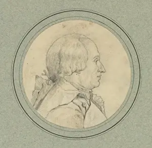 Balloonist Prints: JAC. Charles, French balloonist, head-and-shoulders oval pro