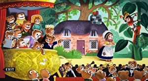Images Dated 25th July 2006: Jack and the Beanstalk being watched by teddy bears