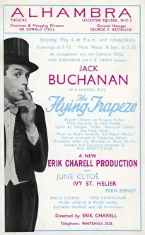 Trapeze Prints: Jack Buchanan in The Flying Trapeze, Alhambra Theatre