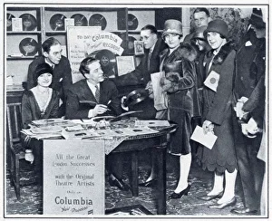 Records Gallery: Jack Buchanan signing records
