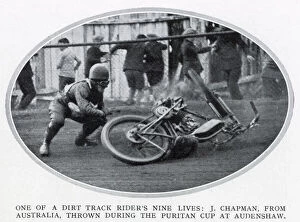 Chapman Collection: Jack Chapman, dirt track speedway