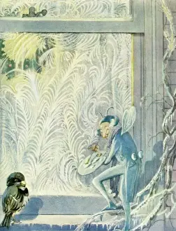 Painter Prints: Jack Frost Window Painter by Oliver Herford