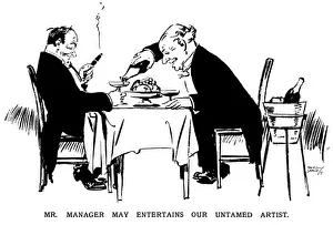 Supper Prints: Jack May & Tony Sarg at Murrays Club, 1914