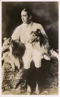 Producer Prints: Jack Pickford, film actor, with dogs