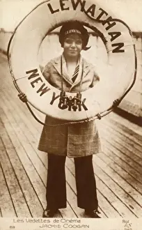 Binoculars Prints: Jackie Coogan on the Leviathan