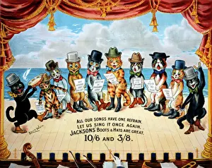 Singing Prints: Jacksons boots and hats advert