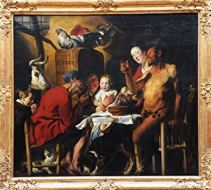 Jacob Jordaens (1593 A?i? 1678). Flemish Baroque painter. T
