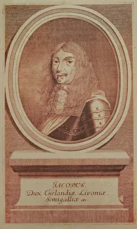 Latvia Prints: Jacob Kettler (1610-1682). 3rd Duke of Curland