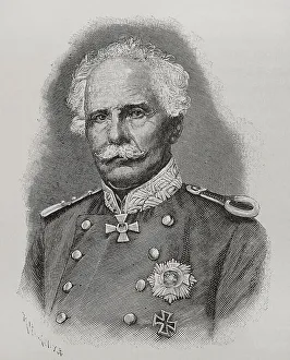 Franco Prussian Prints: Jacob von Hartmann (1795-1873). Bavarian general