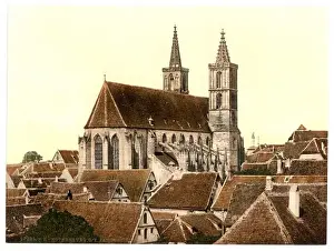 Rothenburg Prints: Jacobs Church (St. Jacobs Church), Rothenburg (i. e. ob der