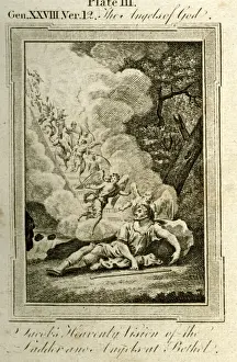 Bankes Prints: Jacobs heavenly vision of the ladder and angels