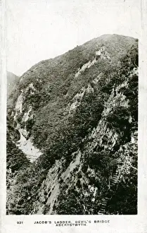 Aberystwyth Prints: Jacobs Ladder, Devils Bridge, Ceredigion