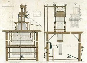 Images Dated 28th August 2012: Jacquard Loom 1804