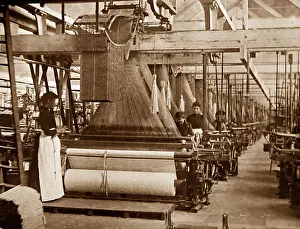 Yarn Prints: Jacquard Looms, linen production, Victorian period