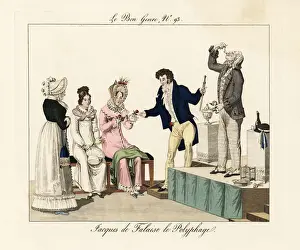 Lifestyle Prints: Jacques de Falaise, street entertainer who ate anything