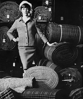 Sleeveless Prints: Jaeger fashion 1965