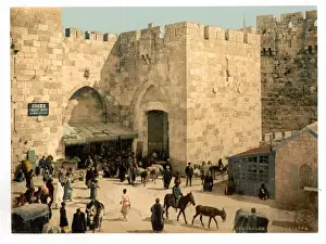 Jaffa Prints: The Jaffa Gate, Jerusalem, Holy Land