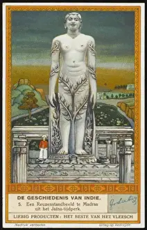 Madras Prints: Jain Statue