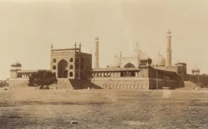 Jahan Collection: Jama Masjid of Delhi - viewed from the River