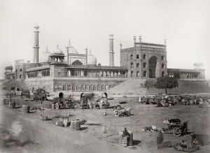 Dwelling Prints: Jama Masjid mosque, Delhi, India