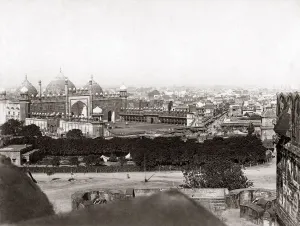 New Images May Prints: Jama Masjid or Pearl Mosque, Agra, India, circa 1890. Date: circa 1890