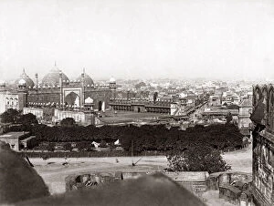 Agra Gallery: Jama Masjid or Pearl Mosque, Agra, India, circa 1890. Date: circa 1890