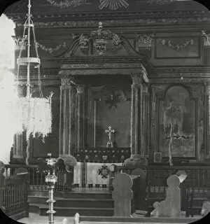 Antilles Collection: Jamaica - Parish Church, The Altar, Kingston