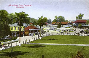 New Images from the Grenville Collins Collection Gallery: Jamaica - West Indies - Mandeville - Market Day