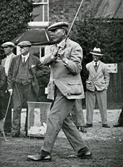 James Braid in action at the Open Championships