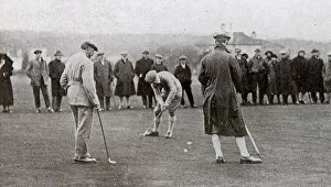 Images Dated 11th September 2020: James Braid at Blackwell Heath 1922