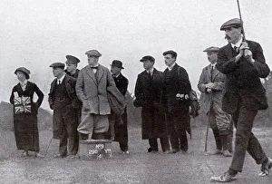 Images Dated 14th December 2018: James Braid driving off the ninth tee