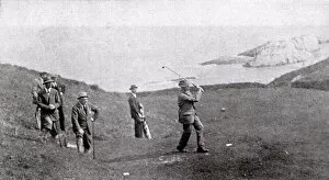 Images Dated 12th September 2020: James Braid on the golf links at Lee (Devon)
