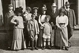 Watt Collection: James Braid and Party at Archerfield House