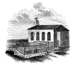 1716 Prints: James Brindley / Grave
