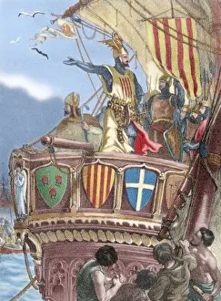 Montpellier Prints: James I The Conqueror (1208-1276). Expedition to Majorca