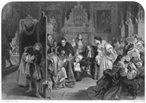 Hears Prints: James II Receives News