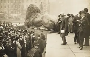 Addresses Prints: James Keir Hardie address at Trafalgar Square