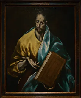 Lesser Prints: James the Less. Portrait by El Greco (1541-1614)