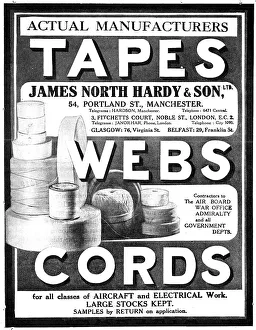 Tapes Prints: James North Hardy & Son Ltd. Manchester