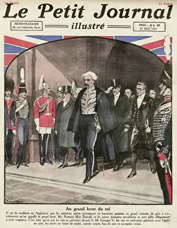 Ramsay Prints: JAMES RAMSAY MACDONALD British Labour Prime Minister attending royal levee in 1924 Date: 1866 - 1937