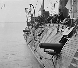 James River, Va. Effect of Confederate shot on Federal Ironc James River, Va. Effect of Confederate shot on Federal Ironc