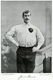 Badge Prints: James Trainer, Welsh-born footballer
