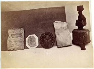 Watt Collection: James Watt during his experiments in sculpture copying