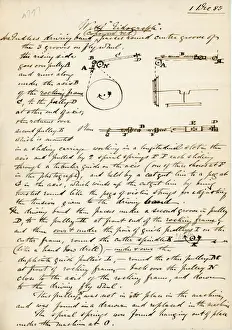 Explanation Prints: James Watts Sculpture copying machinery (eidograph)