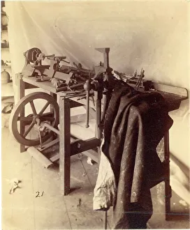 Lathe Prints: James Watt's studio at his residence, Heathfield Hall