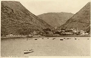 Jamestown, St Helena - view from the sea
